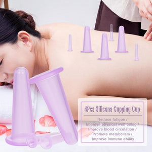 4Pcs Silicone Cupping Set